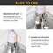 Ipower Simple Deluxe 2 Pack Clamp Lamp Light with 8.5 Inch Aluminum , Silver and White, 2PK HIWKLTCLAMPMSILWHTX2 - alternate 3